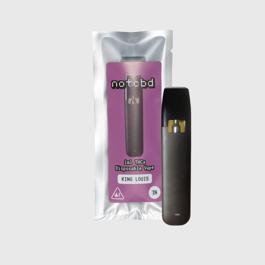 80mg (6) 1g THCa Live Resin Disposable - King Louis - Image 1