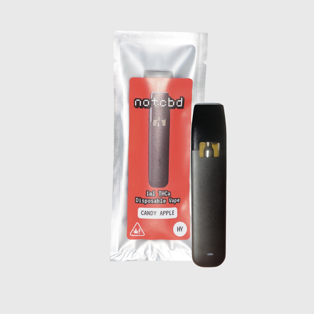 80mg (8) 1g THCa Live Resin Disposable - Candy Apple - Image 1